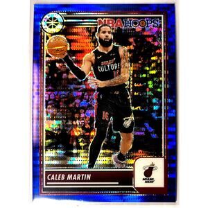 2023-24 NBA Hoops Premium Stock CALEB MARTIN #187 Blue Pulsar Prizm 59/75